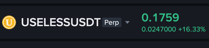 theunipcs's tweet photo. $USELESS being up 16% today at the slightest sign of the market bouncing, after many on the timeline spent the past week grave dancing memecoins, makes two things clear:

1. memecoins are far from over

2. USELESS is the memecoin to pay attention to as we head into Q4, when things should start to get exciting for memecoins and altcoins

as I’ve been hammering on for a while now, Q4 should be very exciting for memecoins

dips are for buying from here on out IMO!