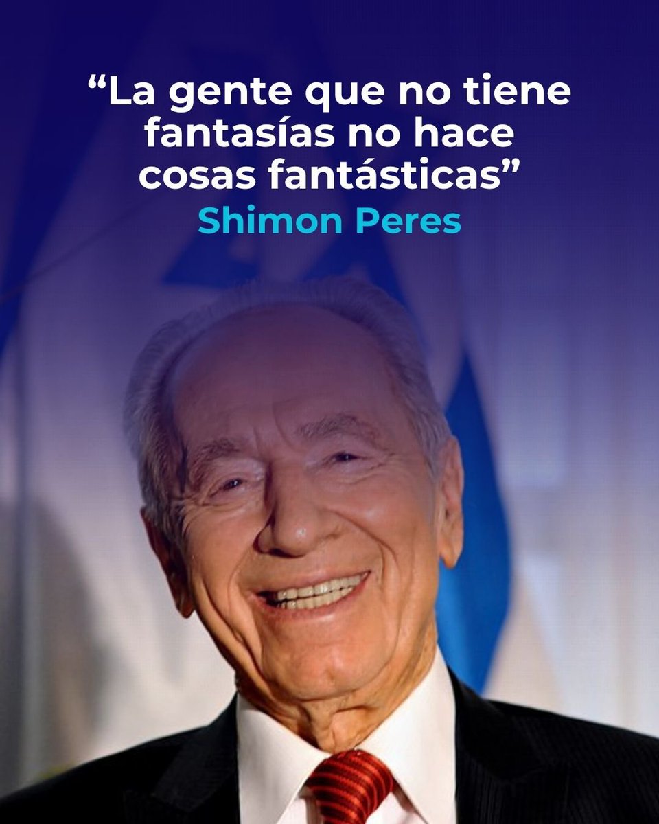 En sus años como líder de nuestra nación, Shimon Peres hizo cosas fantásticas por el Estado de Israel.  Esta semana en el marco del aniversario de su fallecimiento, le brindamos homenaje con una de sus frases que nos inspira a buscar siempre una solución, incluso cuando los