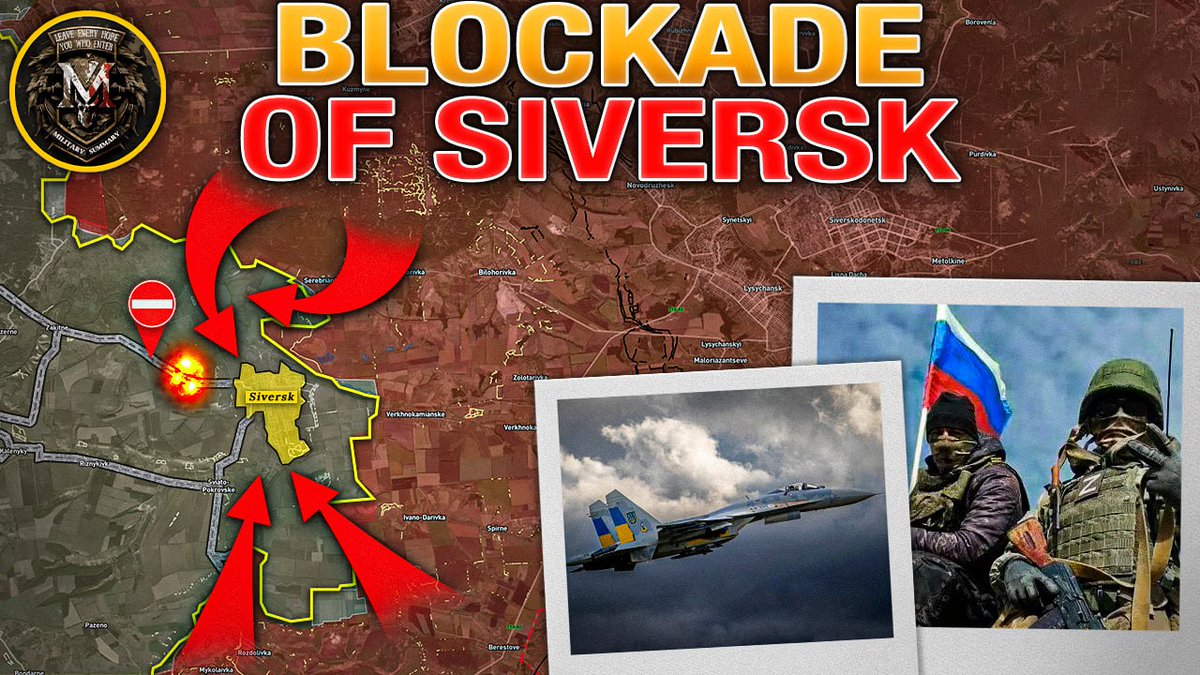 euroboma's tweet image. In the #Dnipropetrovsk Oblast, Russian ground forces have advanced several kilometers and captured parts of the village of #Verbove, as evidenced by geolocated video footage.

The situation is becoming increasingly critical for the  ukry side outside #Siversk. In recent months,