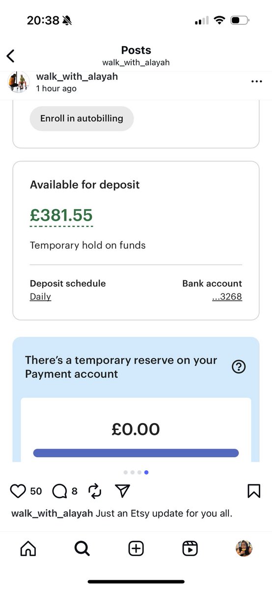 bolding1987's tweet photo. @Etsy Do better! This little girl is raising money to help with her physio and you have banned her account and given no response just a standard reply day after day!! @LandoNorris @LN4 @NataliePinkham @McLarenF1 @ZBrownCEO #walkwithalayah #footdoon #lando #mclaren https://t.co/qurYz7SdM8
