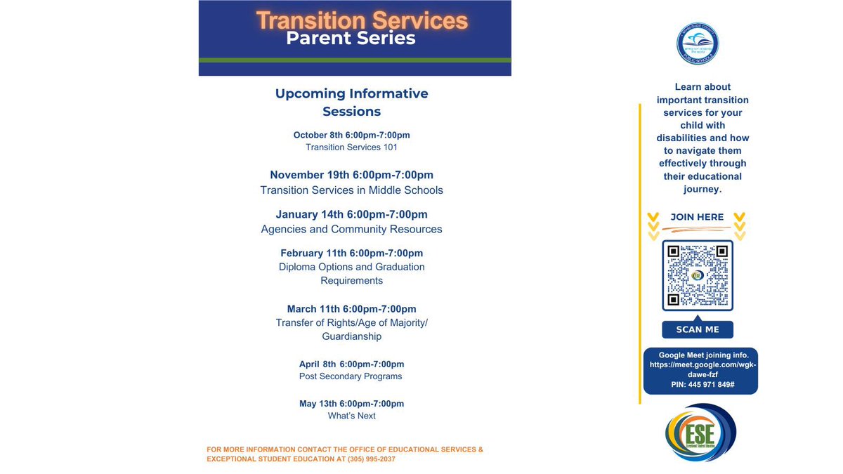 M-DCPS Department of ESE tweet media