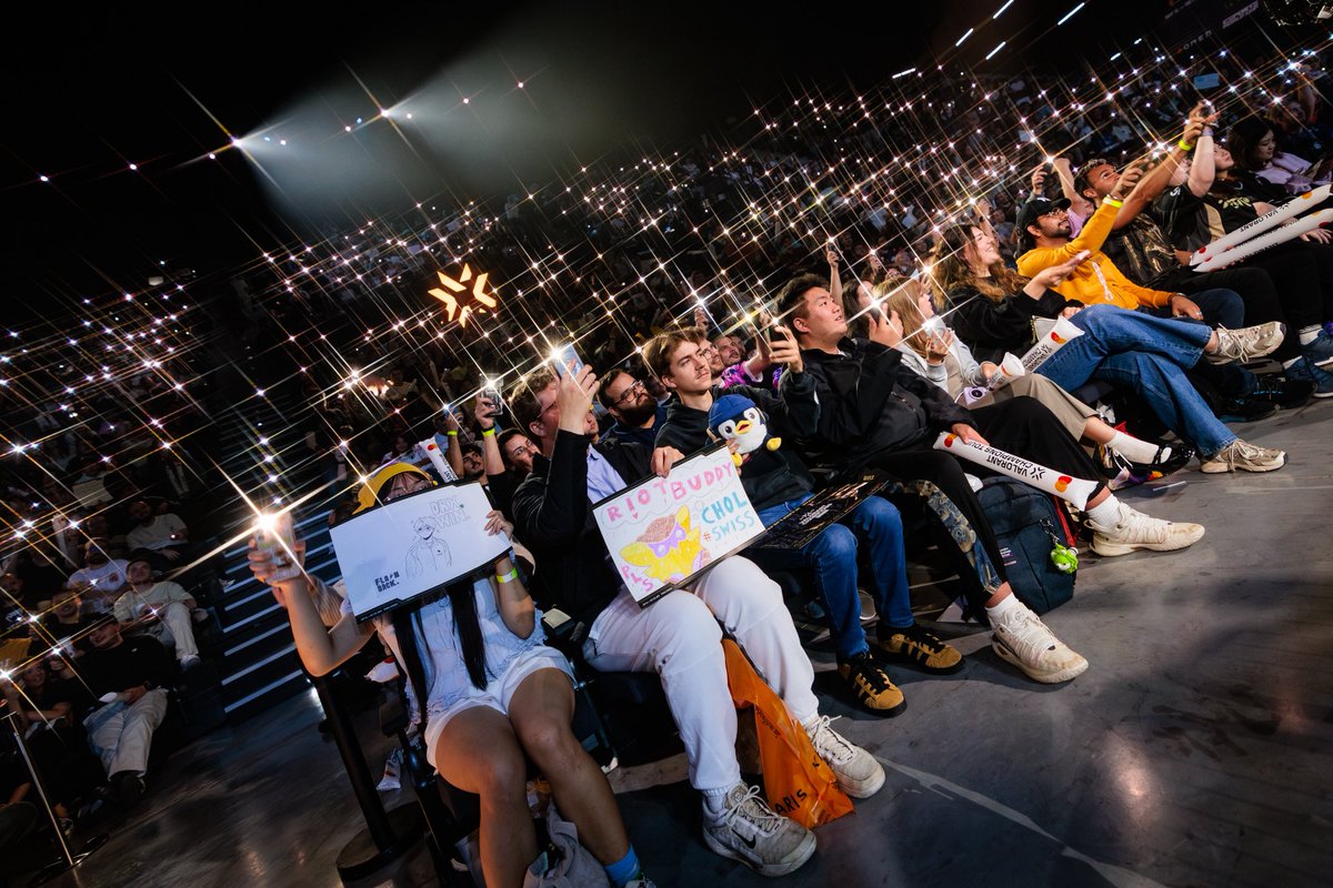 Playoffs done! Thanks to all teams for some of the best VALORANT we’ve ever watched. Congrats to <a href="/FNATIC/">FNATIC</a> <a href="/NRGgg/">NRG</a> <a href="/pprxteam/">Paper Rex</a> and <a href="/DRX_VALORANT/">DRX VALORANT</a> for making top 4! We’re back Friday at Accor for the most insane weekend in VALORANT’s history. You’re not ready for it. #VALORANTChampions