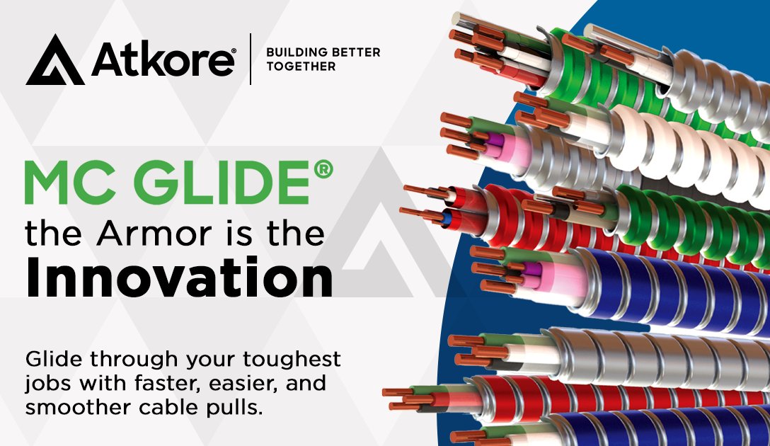 Say goodbye to tough cable pulls 👋 

MC Glide makes installation smoother, faster, and quieter, sliding easily through metal studs and ceilings.

Here’s what you’ll gain with MC Glide:
💪 Faster installs
💸 Lower costs
🧘‍♂️ Less stress

🔗 Explore the full MC Glide lineup and