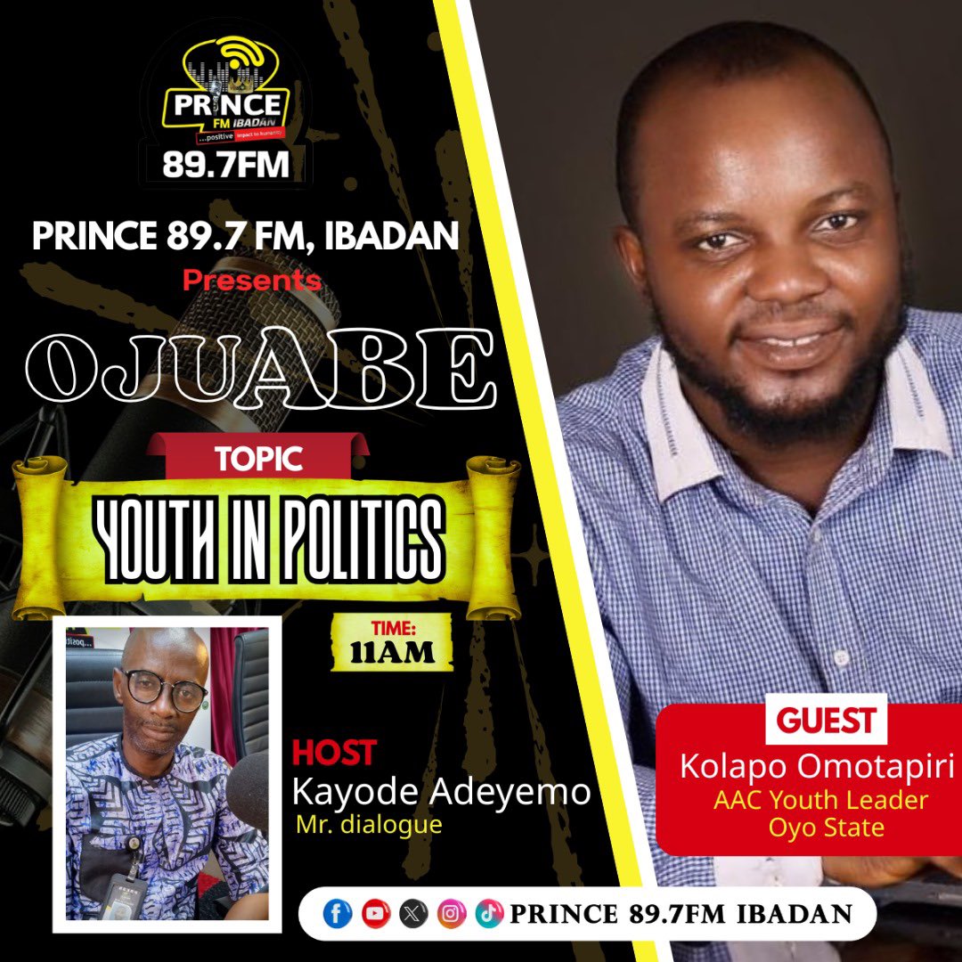 EngrJohnsonTK1's tweet photo. Kindly join me tomorrow, 11am prompt… @aacparty https://t.co/NdfhYqO56I
