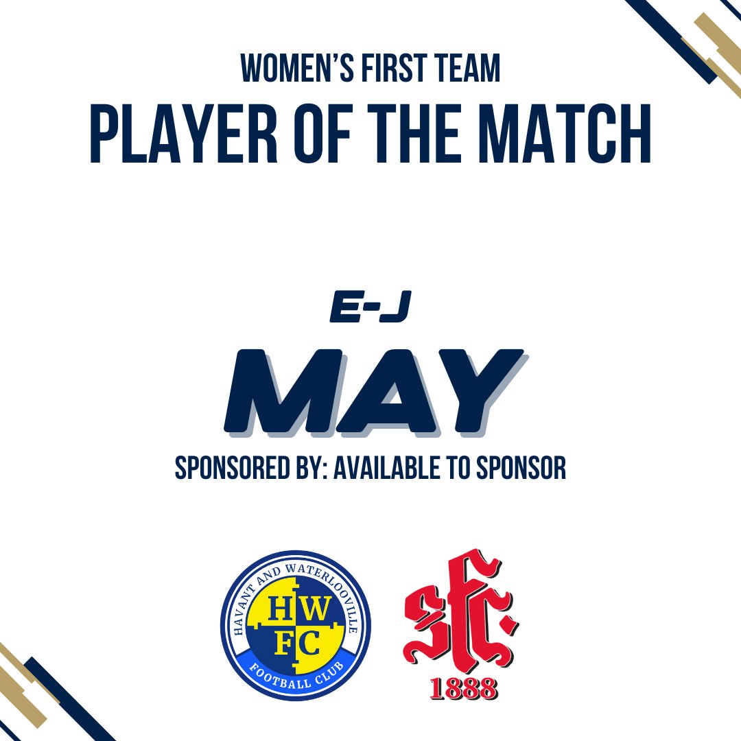 HWFCWomen's tweet photo. 🏅 A hat-trick of Goals and a hat-trick of assists sees our Skipper pick up Player of the Match from our Women's First Team game at Westleigh Park on Sunday afternoon!

A cracking performance, well done E-J! 👏

#HWFC #COYH https://t.co/3DiEcqJhB6
