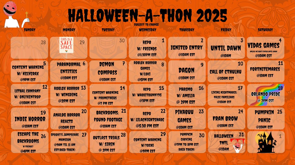 LADParanormal's tweet photo. HALLOWEEN-A-THON incoming!!!!! https://t.co/D1ixRsDeMr