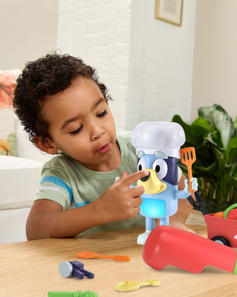 Shall we have a dress-up party? 💙🩵🐾 It's Dress-Up Bluey!
Switch Bluey's accesories and she’ll respond as a swimmer, chef, zookeeper or Granny Rita. Dress-Up Bluey is EXCLUSIVELY available at <a href="/SamsClub/">Sam’s Club</a> - visit bit.ly/BlueyAtSams to find a store near you!
