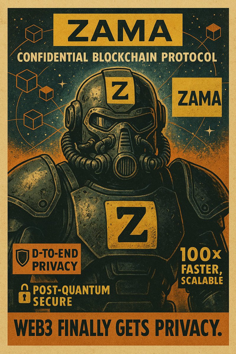 Why Zama <a href="/zama/"></a> , you ask? Because it offers end-to-end privacy, 100x faster speeds, scalability, post-quantum security, and many other advantages that make Zama the leader in web3 security and privacy. #ZamaCreatorProgram