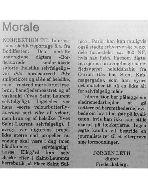 duskyldermig100's tweet photo. Jeg vil aldrig glemme Jørgen Leth, og slet ikke den her:
Sikke et mensch 💕 https://t.co/pqKD282w16