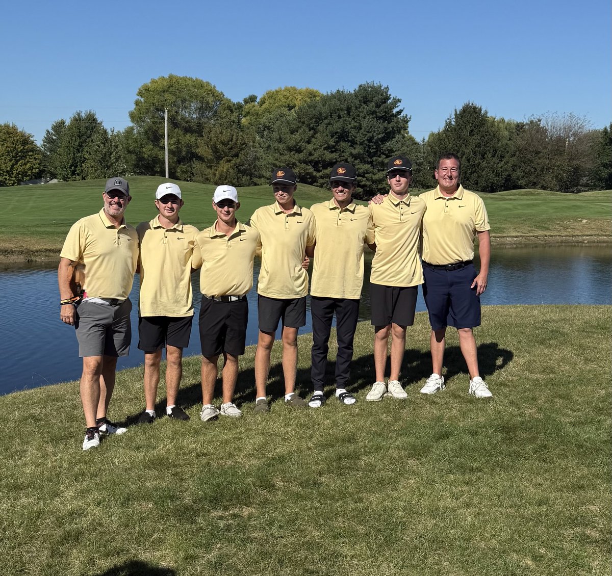 AvonLakeSports's tweet photo. Congratulations to our boys golfers who qualified for districts with a runner up finish at today’s sectional tournament https://t.co/PWx7oQwp3i