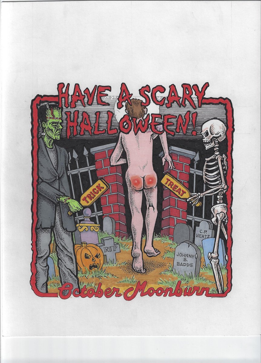 The October Moonburn #SpankParty is this Saturday Oct 4th at
<a href="/SanctuaryLAX/">🆂🅰🅽🅲🆃🆄🅰🆁🆈 🅻🅰🆇</a>

Please join us from 12-5p More info here. sanctuarylax.com/events/81686?m…… or by PMing me. Like and repost.  Attached is this month #spankart from Copper. #mmspanking #gayspank