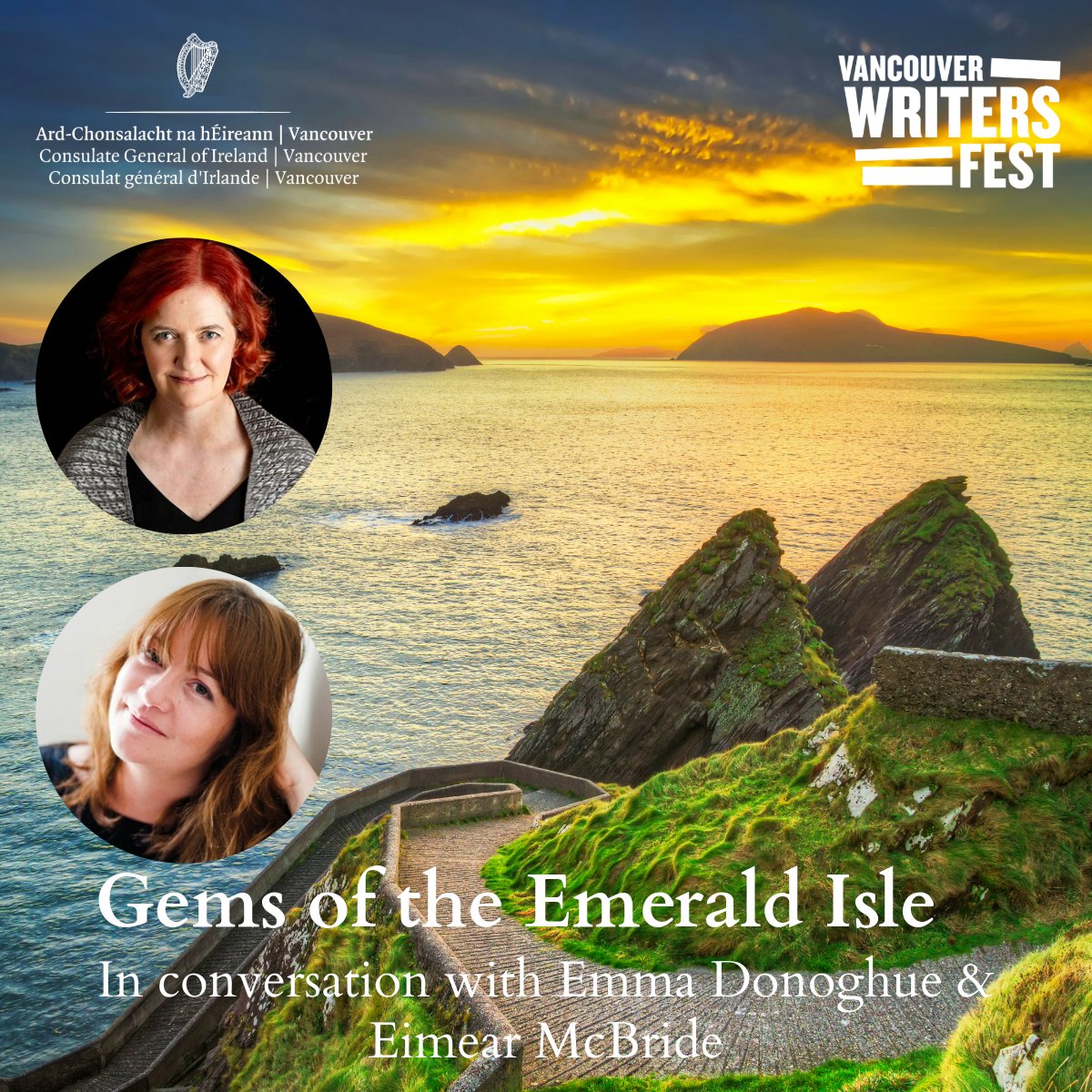 IrlinVancouver's tweet image. We have partnered with the Vancouver Writers Fest for a special event, Gems of the Emerald Isle, which is now SOLD OUT! 

You can still be in with a chance to attend by entering the competition posted on our socials on 16 Sept – competition ends on 2 Oct.

#irishwriters #vwf2025