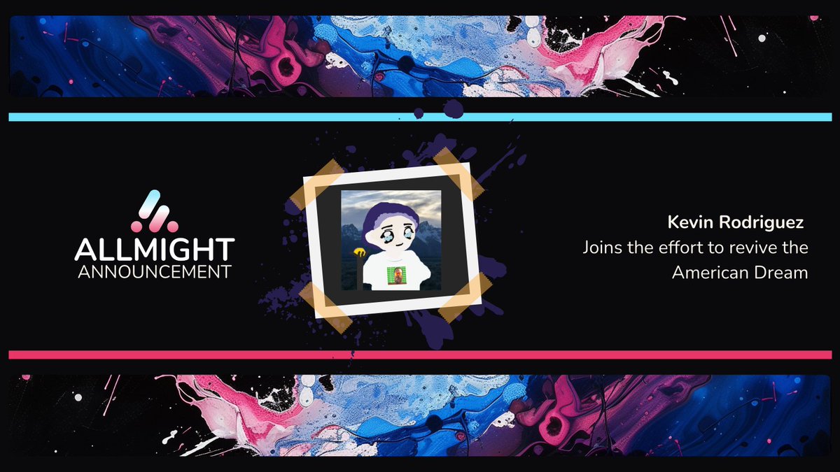 allmight_US's tweet image. 🇺🇸 ALLMIGHT is growing to accelerate its mission to revive the American Dream by accelerating US leadership in crypto.  

Today we welcome Kevin Rodriguez to the team. 

Kevin is President of Blockchain at Columbia University, which runs the largest &amp;amp; most funded student-run…