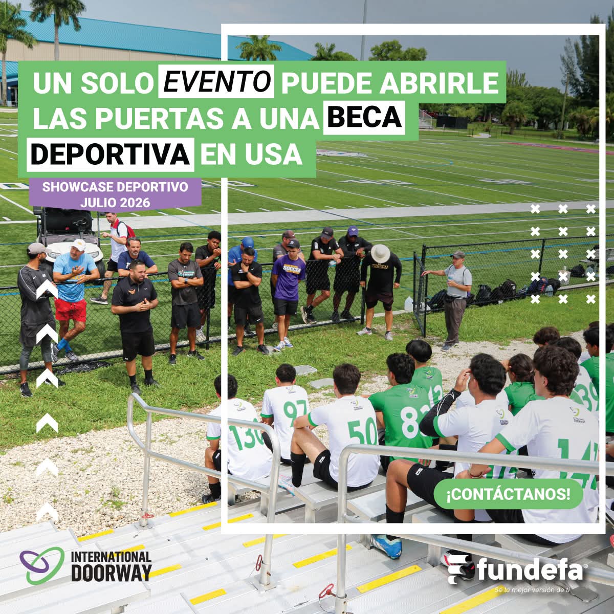 fundefa's tweet image. ¿Se imaginan que su hijo estudie en 𝑬𝑬.𝑼𝑼. con una beca deportiva que cubra 𝐞𝐬𝐭𝐮𝐝𝐢𝐨𝐬, 𝐚𝐥𝐨𝐣𝐚𝐦𝐢𝐞𝐧𝐭𝐨 𝐲 𝐚𝐥𝐢𝐦𝐞𝐧𝐭𝐚𝐜𝐢𝐨́𝐧, mientras sigue practicando el deporte que ama? 🏆🇺🇸

📲 Hablen con un asesor aquí: bit.ly/4iJAkV5