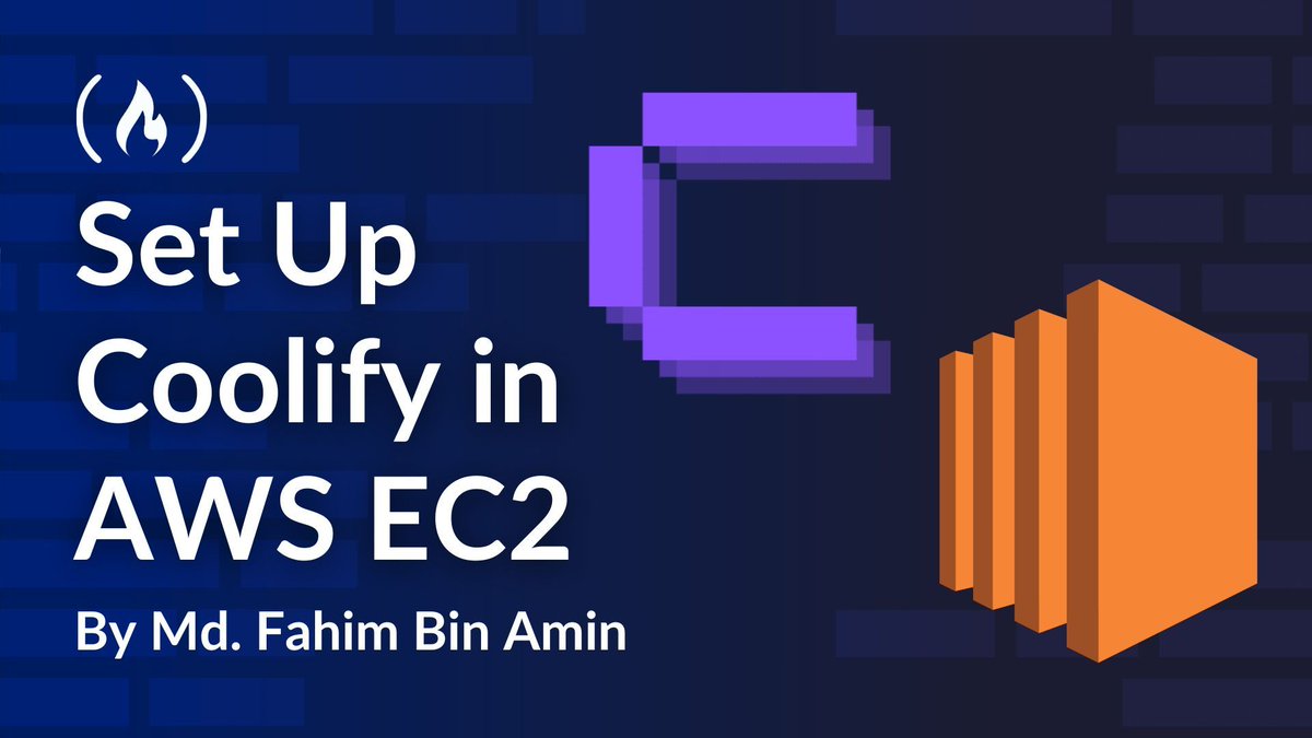 freeCodeCamp's tweet image. Coolify is an open source tool that lets you deploy & manage apps, databases, and services on your own infra.
And in this guide, @Fahim_FBA walks you through setting it up in AWS EC2.
You'll learn how to self-host Coolify, use its features, and deploy any website directly into…