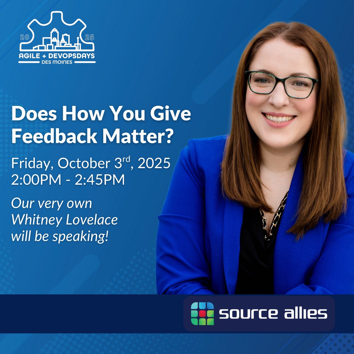 SourceAllies's tweet image. We’re excited for Agile+ #DevOpsDays, where four of our teammates will be sharing insights on product, DevOps, Agile, and more. Their sessions reflect the kind of work we love doing: collaborative, impactful, and always evolving. Come say hi at our booth!
#techtalk #Expert
