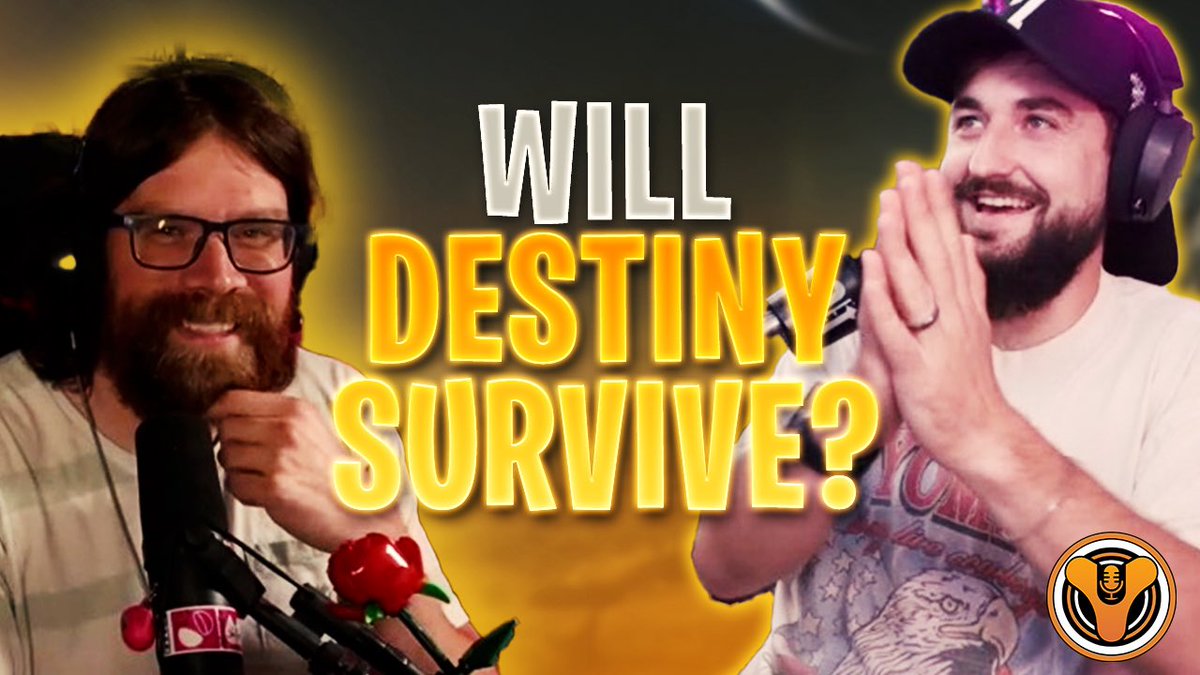 thedestinynerds's tweet image. If you missed last night’s episode of The Destiny Nerds it is live on YouTube. Go watch. The real question is will Destiny Survive? Let us know what you think. Go watch! youtu.be/F1AHUpC3EA4?si…