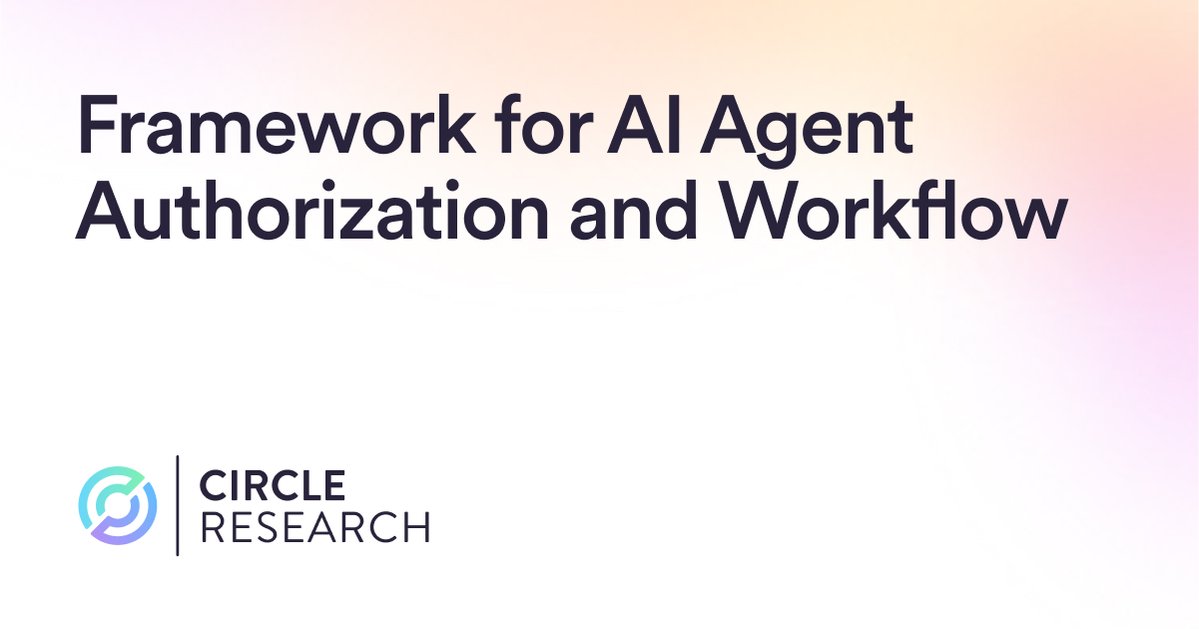 circle's tweet image. New from Circle Research: Building Secure AI Tools for Blockchain

Why it matters:
✅ Prevents hallucinated token transfers
✅ Wraps agent tools with automated permission checks
✅ Supports complex, multi-step workflows

Explore the approach: circle.com/blog/building-…
Try it on…