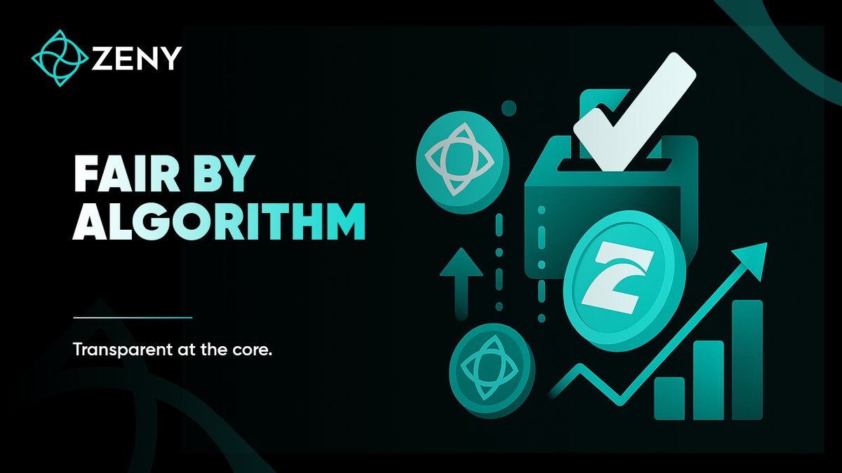 zenyprotocol's tweet image. Every mint, release, and redeem is guided by algorithm + DAO 🗳️
No hidden rules, no manipulation ⚡
Just fairness and transparency, fully on-chain 🌐✨
#ZENY #OnChainFairness #DAO