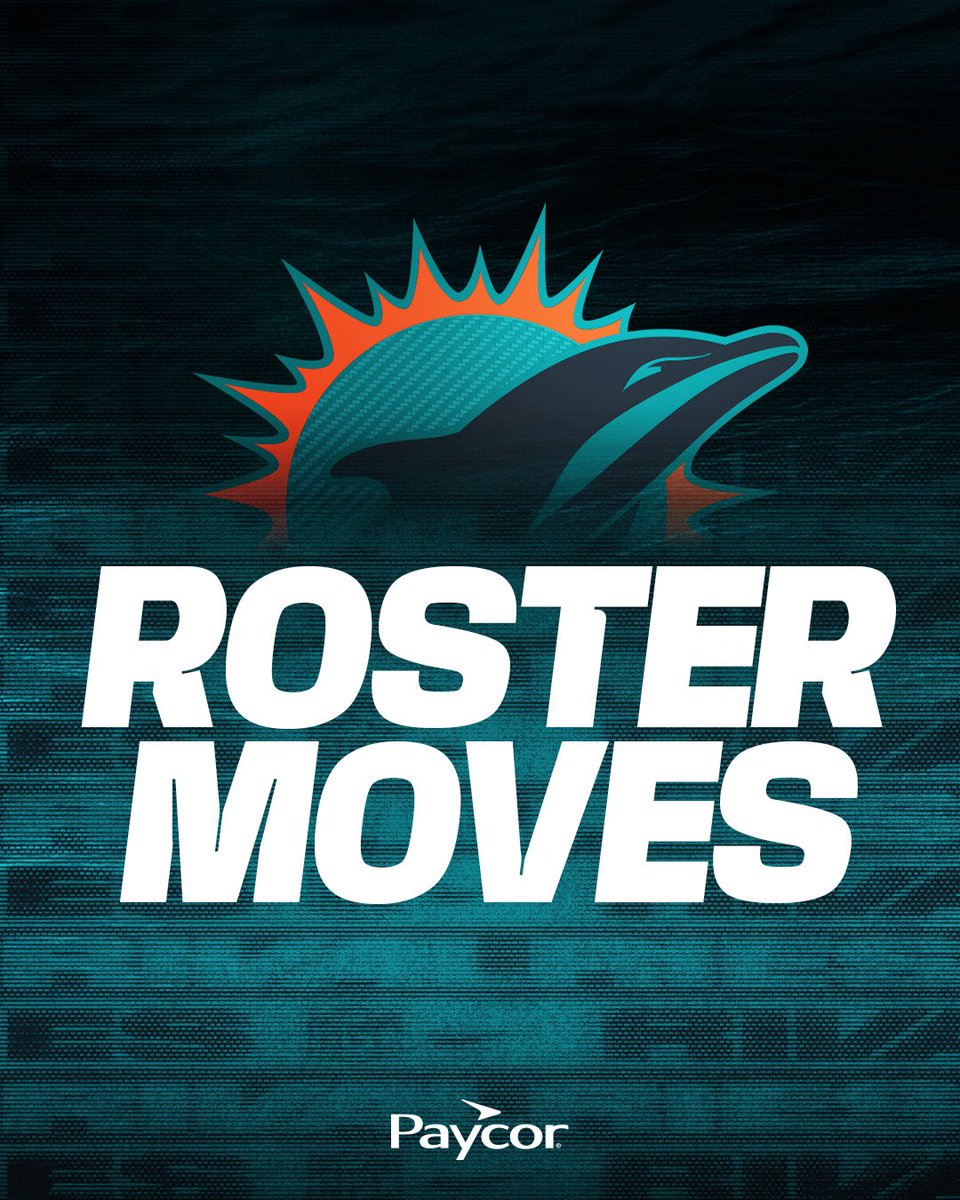 Roster Moves | We have signed K Riley Patterson to the active roster off the practice squad and placed CB Jason Marshall Jr. on the injured reserve list.