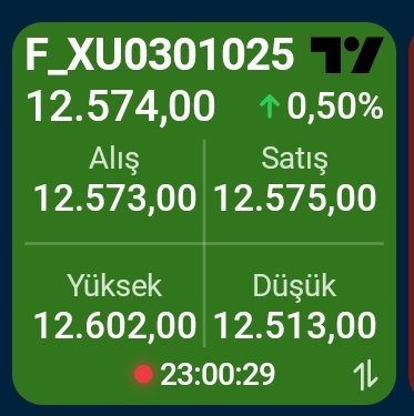 #viop kapanış+0,50
#viop30