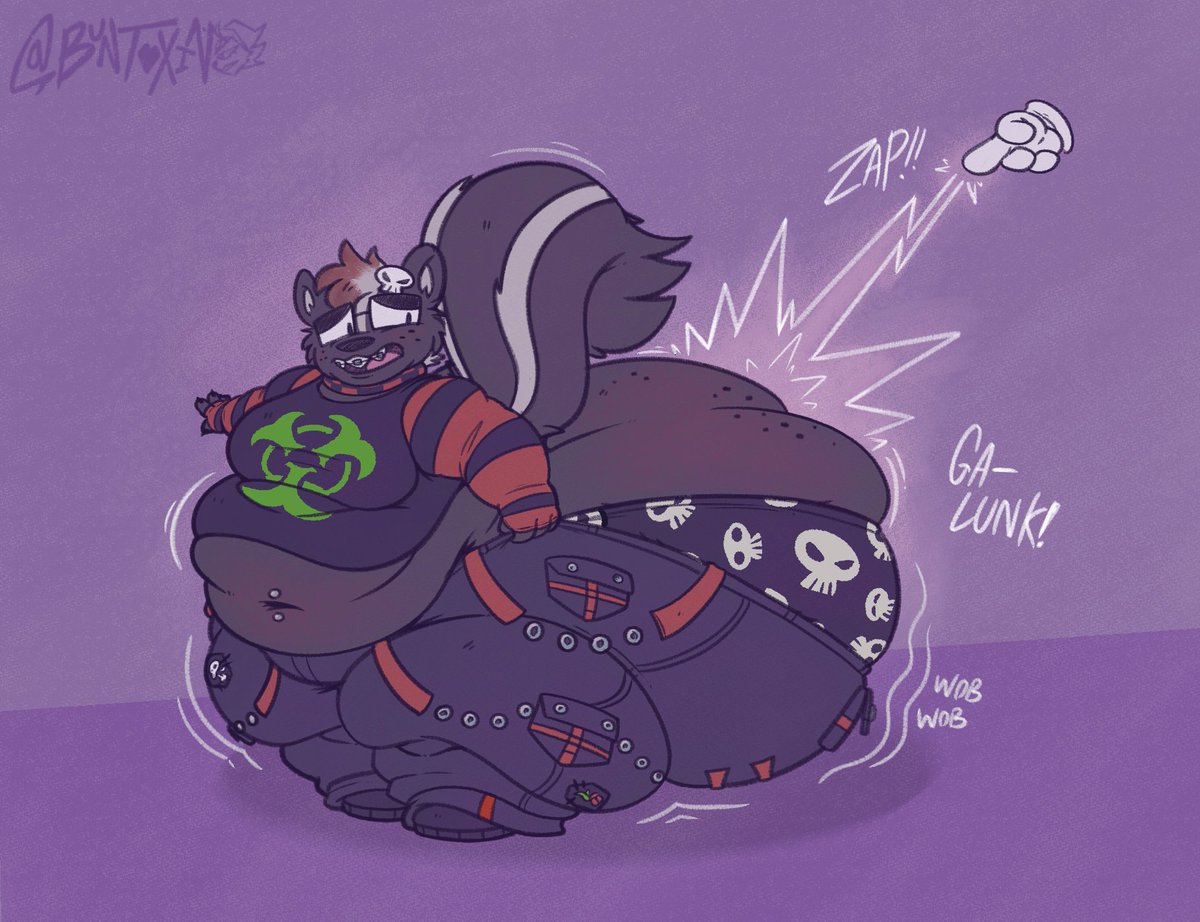 Don't stumble around with baggy clothing near those magic hands, or else they will find a way to fill them out for you!

Bunmission for @/ominousglunk