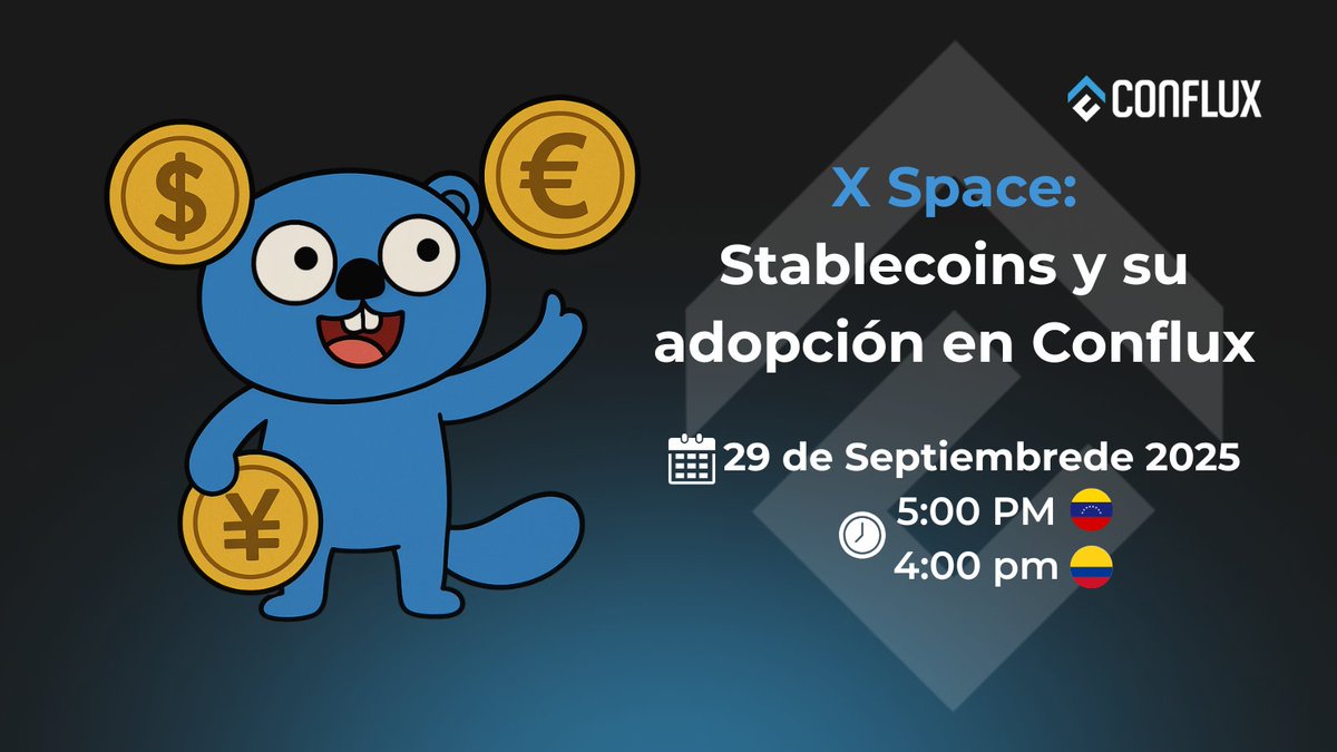 Conflux_Espanol's tweet image. En una hora los esperamos para el X Space, sobre Stablecoin y su adopción en Conflux.
4:00 PM 🇨🇴 5:00 PM 🇻🇪
x.com/i/spaces/1djGX…