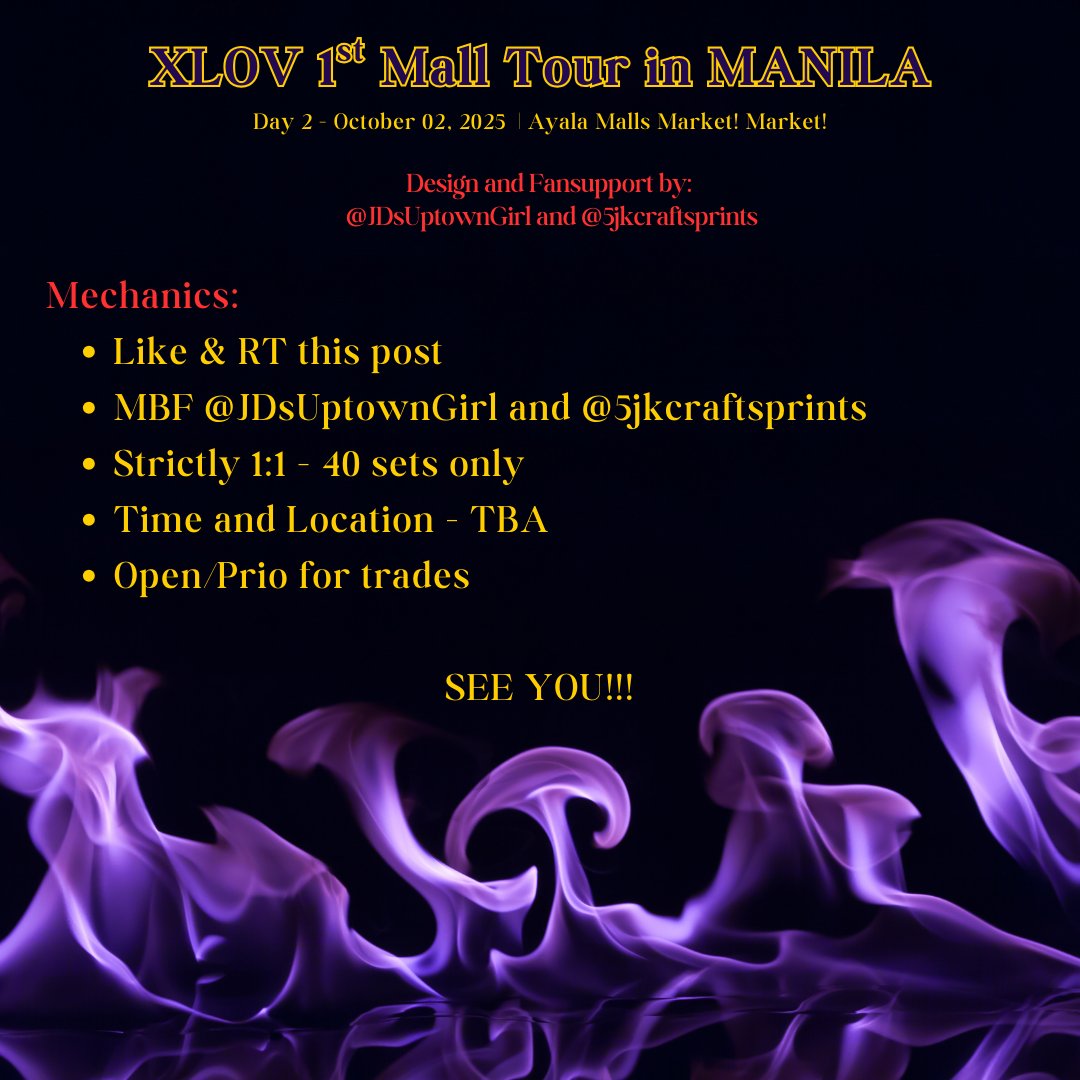 JDsUptownGirl's tweet photo. #XLOVinManila Day 2 Freebies ❤️‍🔥 

Fansupport by:
@JDsUptownGirl and @5jkcraftsprints 

📷See pubmat below for details
🔀Pls help RT

See you!!♥️

#XLOV1stMallTourPH #XLOV #엑스러브 @XLOV_official https://t.co/Hf9DzFkiqU