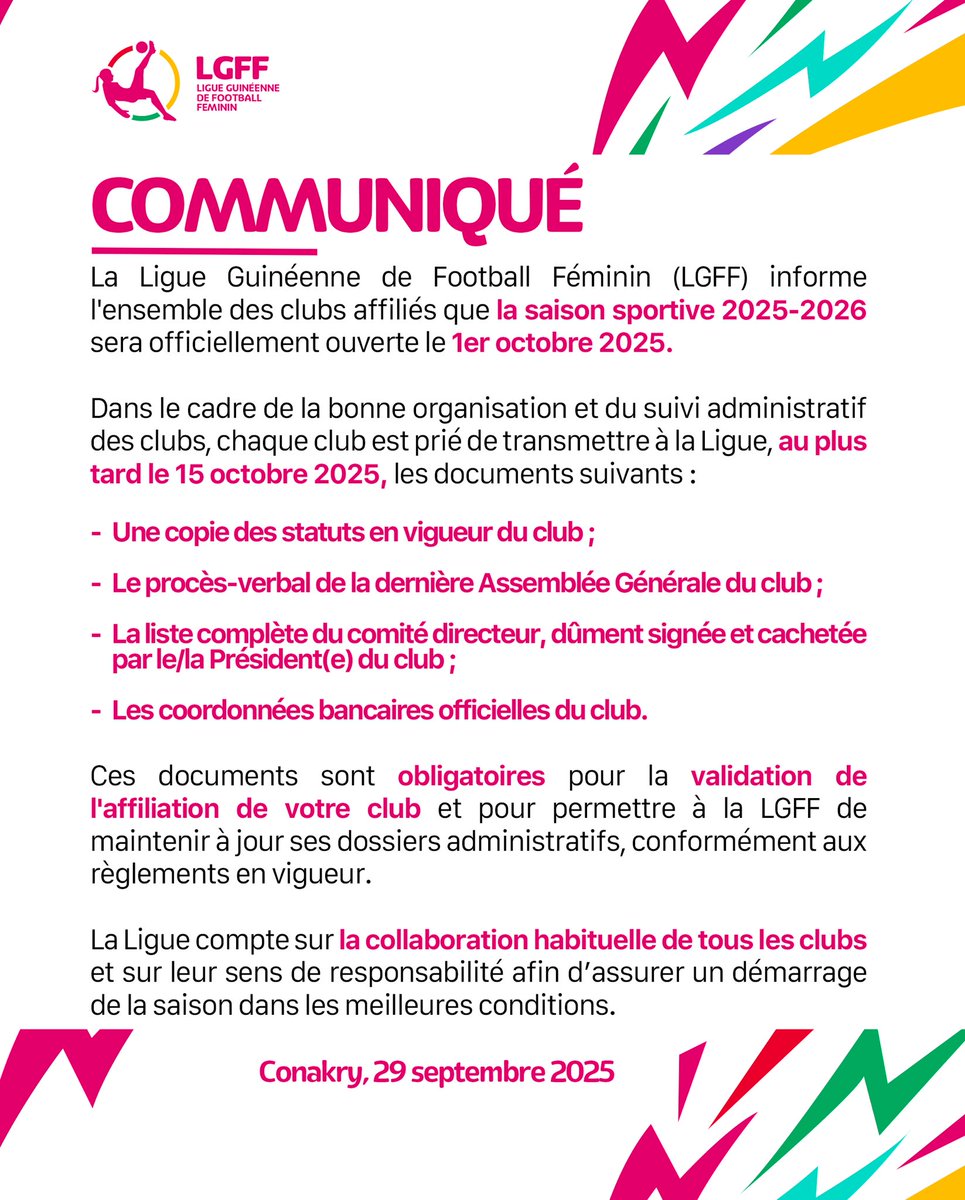 Ligue Guinéenne de Football Professionnel tweet media