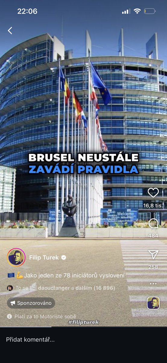 Brusel neustále zavádi pravidla a proto tam dáme Štrasburske sídlo EP. Vyborně tleskám marketérům <a href="/DolphSegal/">Filip Turek</a>