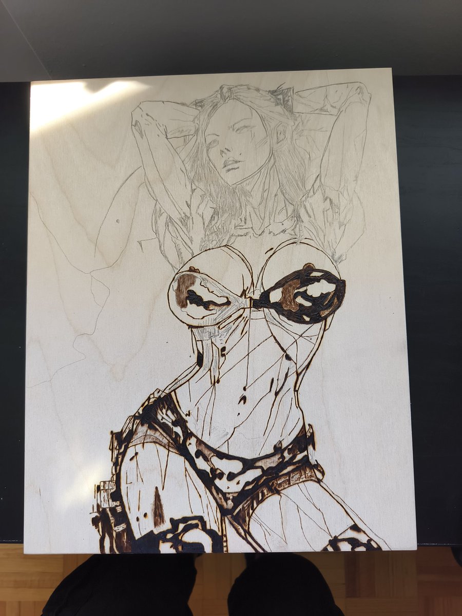 CannallyArtClub's tweet photo. #WoodburningArt #PyrographyArt https://t.co/gMvu5WcAdq