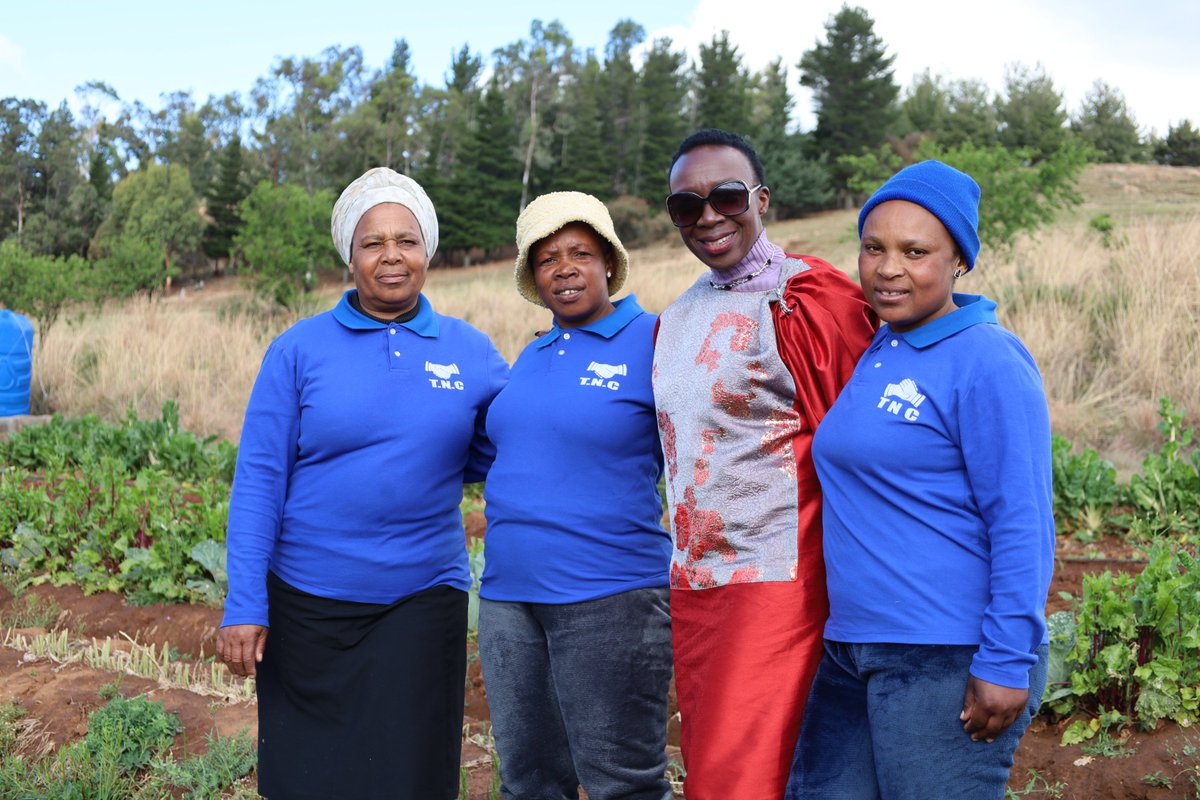 UNDPLesotho's tweet photo. UNDP celebrates the inspiring journey of the Tosing Nutrition Club in Quthing. With a GEF Small Grant, these women invested in equipment & are building storage to grow their work. Proof that small support can spark BIG change! #UNDPLesotho https://t.co/217dKHa7zI