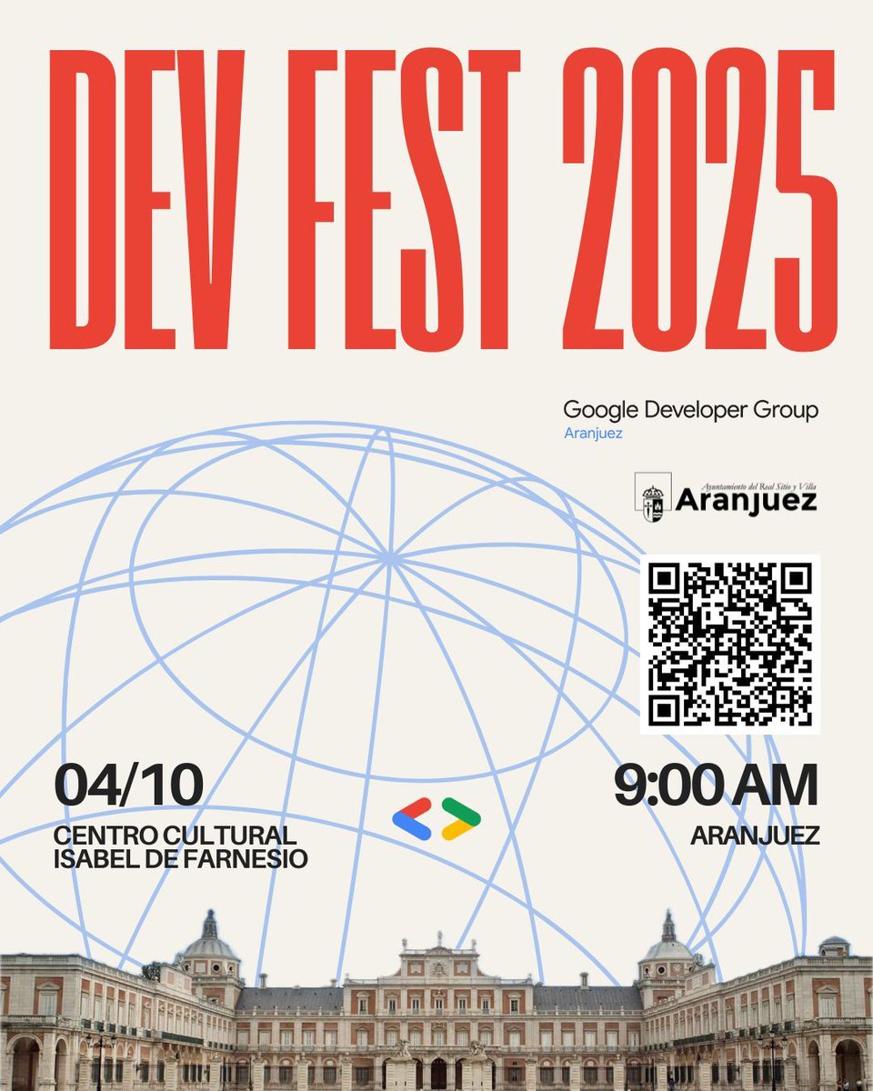 🤖 En el #DevFestAranjuez 2025 tendremos una mesa redonda sobre IA 🚀

👥 Con: Antonio Leiva | Máximo Fernández | Clara Quince | Lucía Cordero | Ramsés Rodríguez
🎤 Moderador: Saúl Díaz

✨ IA real, retos y futuro en una sola mesa.
🎟️ Entradas 👉 eventbrite.com/e/devfest-2025…