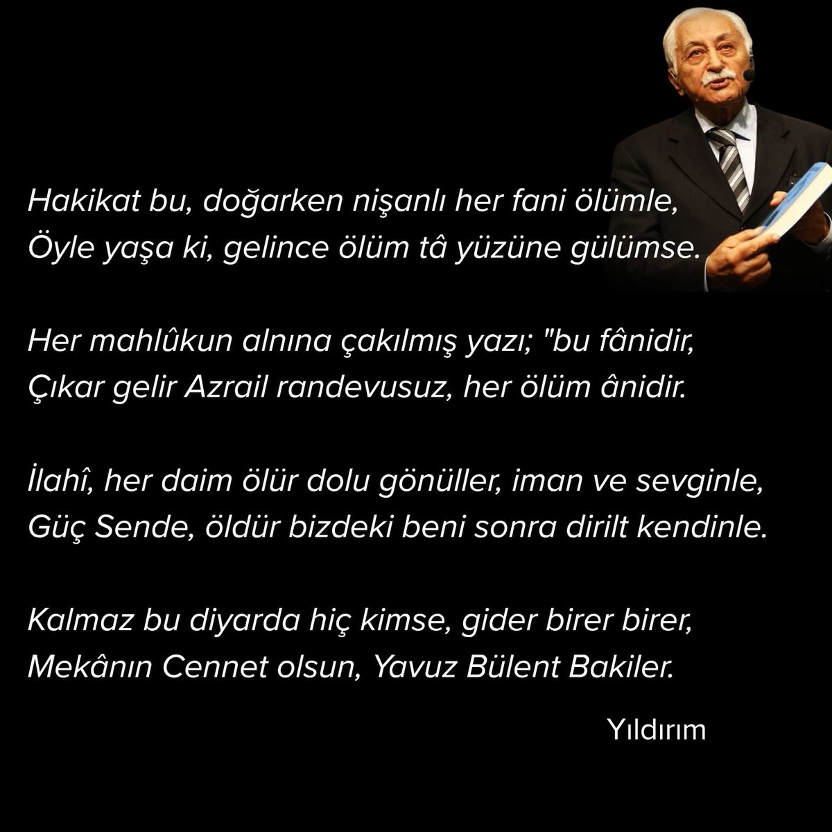 Rahmet duası ümidiyle...