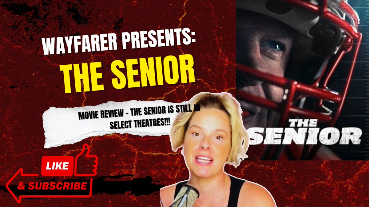 mandymagnan's tweet photo. WAYFARER PRESENTS: THE SENIOR. Movie Reiew https://t.co/ShbatooXAx via @YouTube
#thesenior #theseniormovie #wayfarer #moviereview #newmovie #sportsmovie #football https://t.co/5uHEoMm007