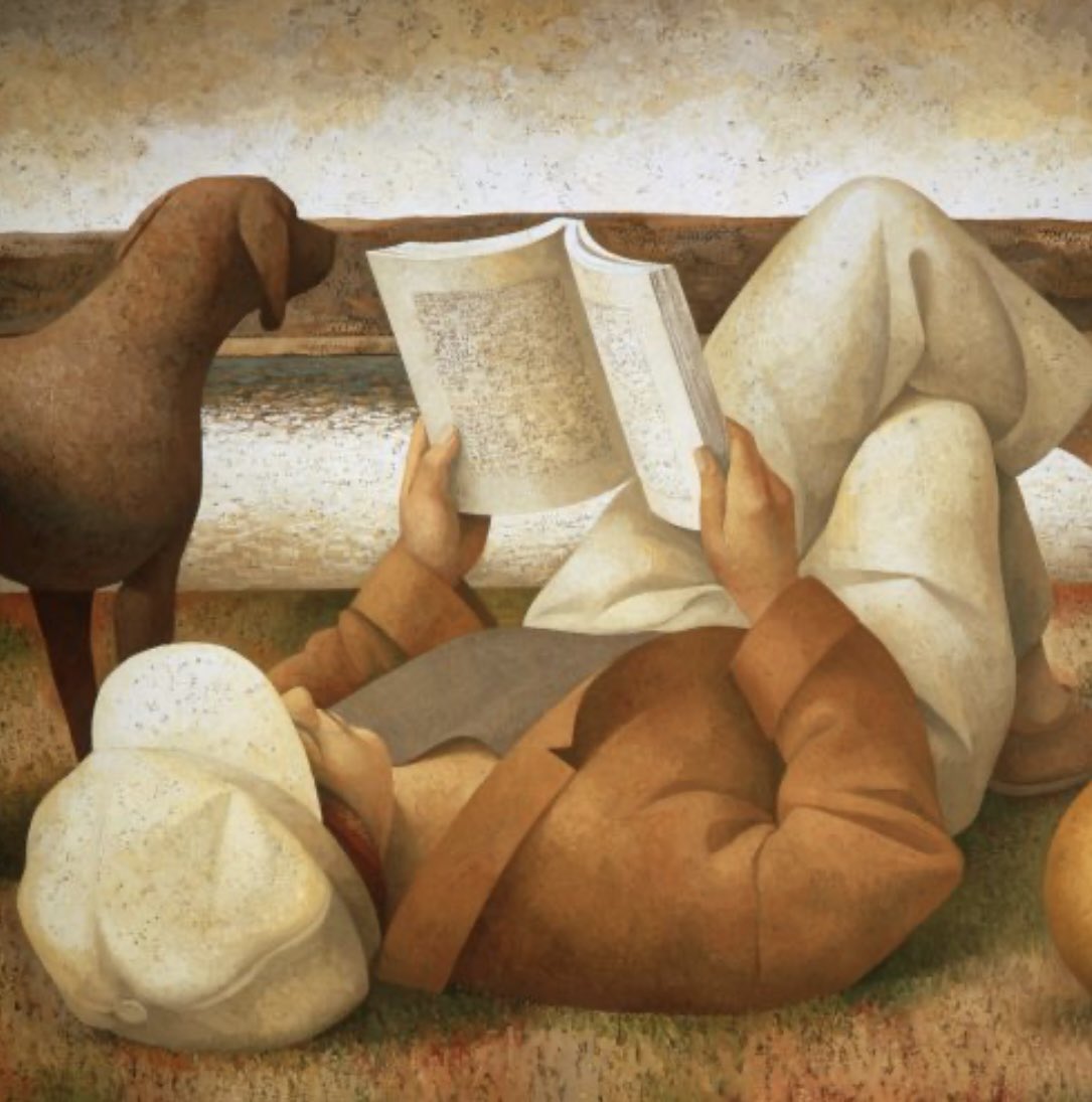 🌱The meaning of life is just to be alive🌱
It is so plain and so obvious and so simple. And yet, everybody rushes around in a great panic as if it were necessary to achieve something beyond themselves.
—Alan Wilson Watts

Fabio Hurtadö 🎨 Tales of the pale moon - 
Oil on canvas