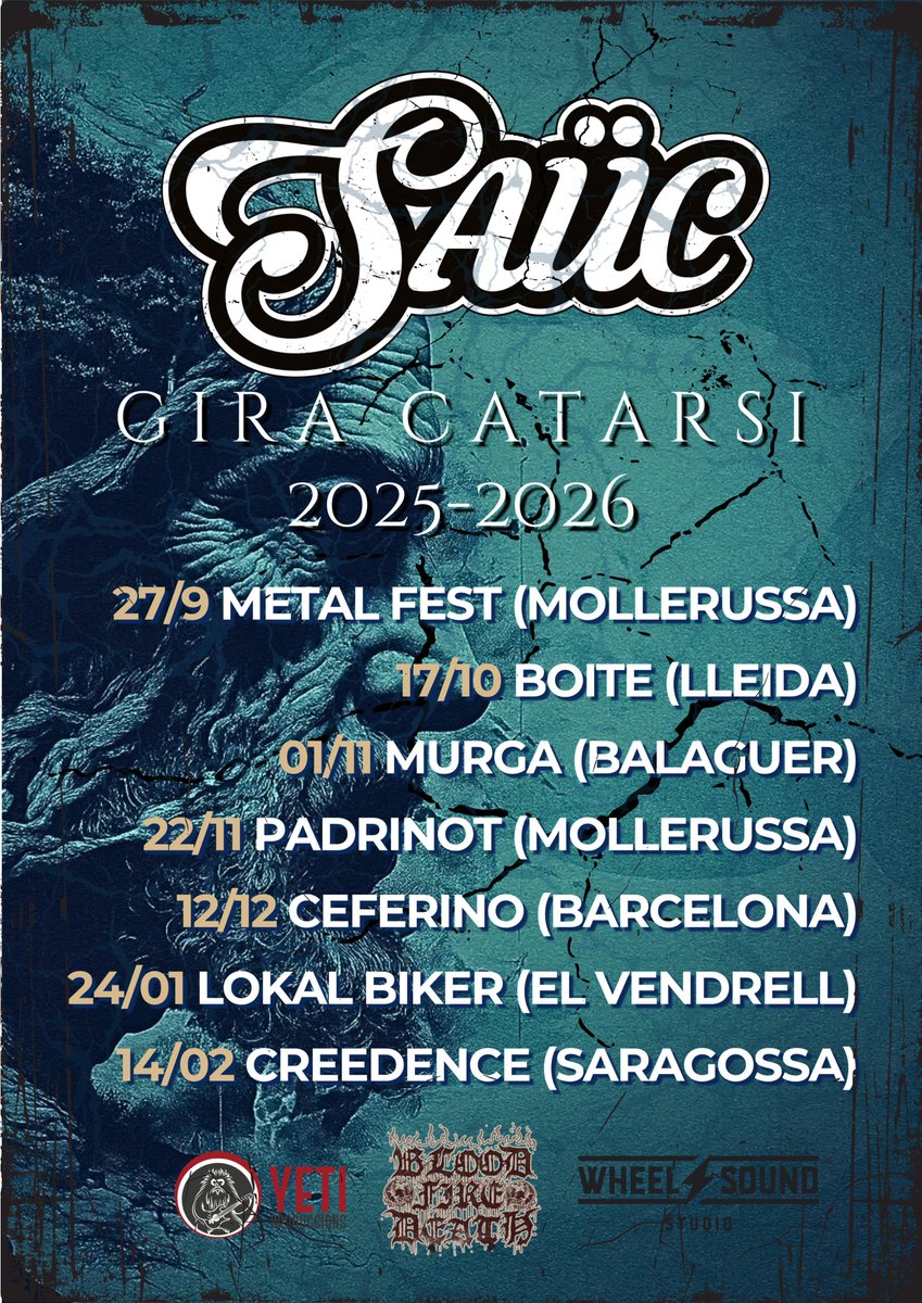 DATES CONFIRMADES!! ⚠️⚠️

...I noves que es van tancant, quan ja queda menys per la publicació de "Catarsi" 🔥

On ens veiem? 🌐😜

💿Recordeu que encara tenim actiu el Verkami!! No badeu! verkami.com/projects/40804…

<a href="/BloodFirePromo/">Blood Fire Death</a> 
<a href="/metalcatala/">Mètal Català</a> 
@wheelsound
@yetiproductions