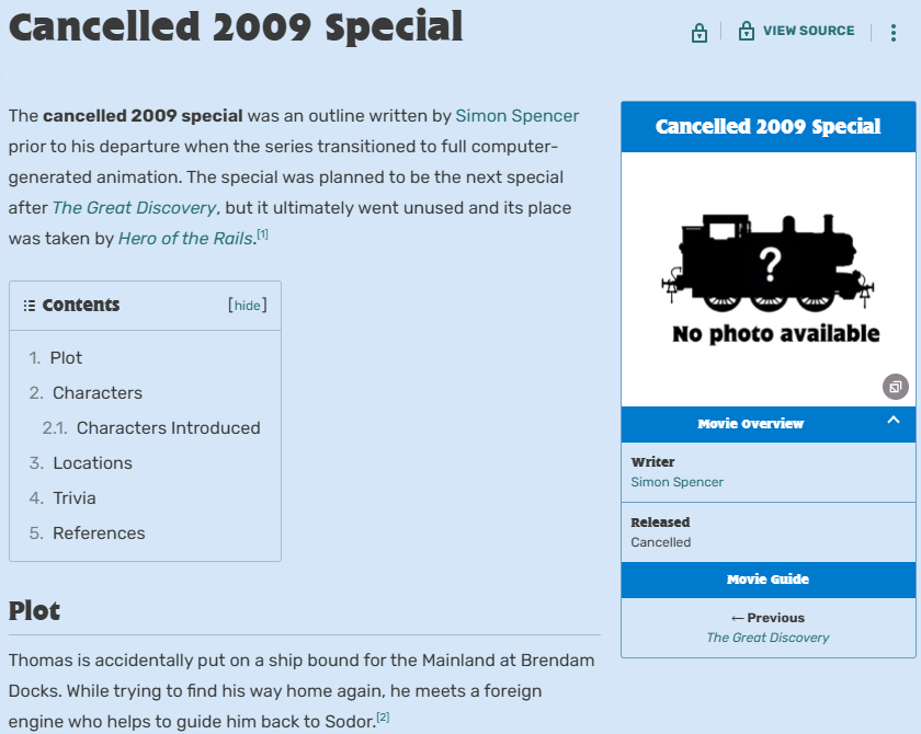 "The Adventures of Thomas" wasn't the only Thomas movie that got canned.
I only now found this out when doing some more TAOT research for... reasons...🤫