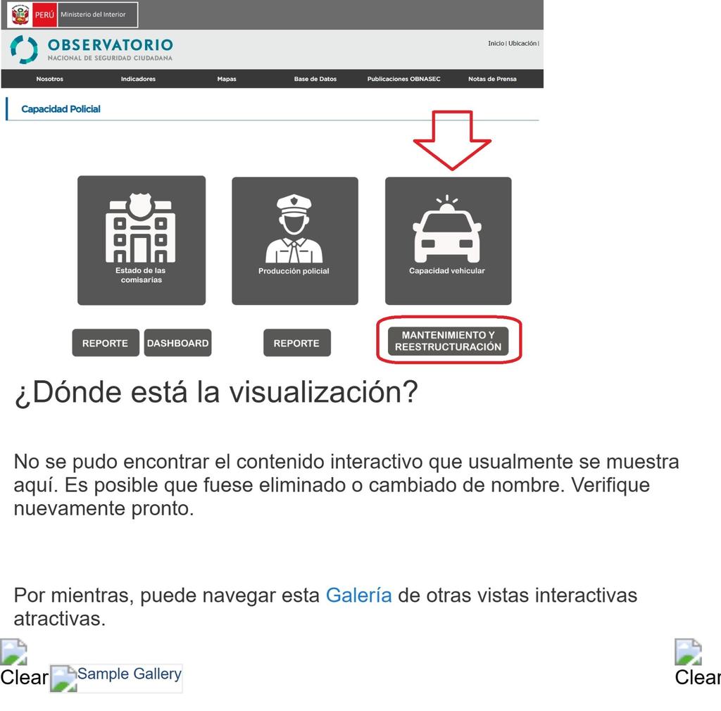 #ATENCIÓN 🇵🇪
Tras revelarse en el mes de julio que más de OCHO MIL vehículos de la flota vehicular de la PNP estaban INOPERATIVOS a nivel nacional, el portal web entró en "mantenimiento y reestructuración".

DOS meses sin información alguna.