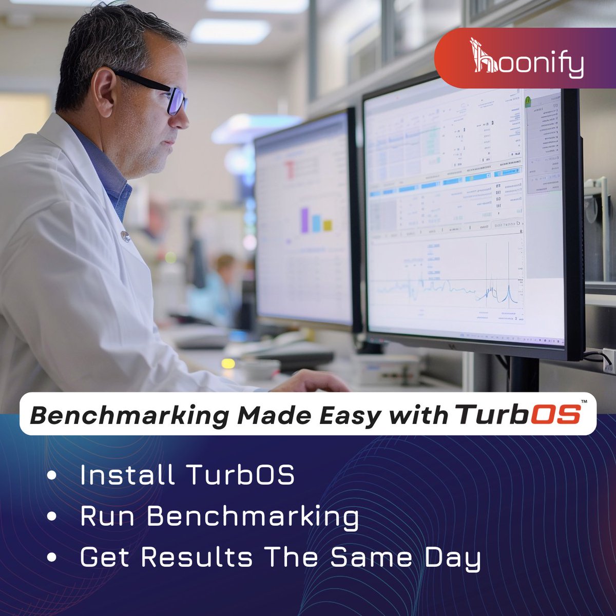 hoonify_tech's tweet image. Benchmarking shouldn’t take weeks. With TurbOS, you can go from setup to insight in hours.
🕑 Install in 27 minutes
🕑 Run first benchmark in 1 hour
🕑 Start getting results same day
👉 Start today. → na2.hubs.ly/H01llmW0
#TurbOS #Supercomputing #Hoonify #HPC #benchmarking