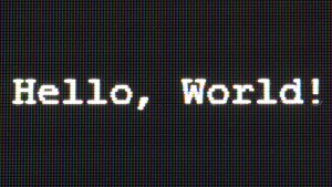 main( ) {
        printf("hello, world");
}