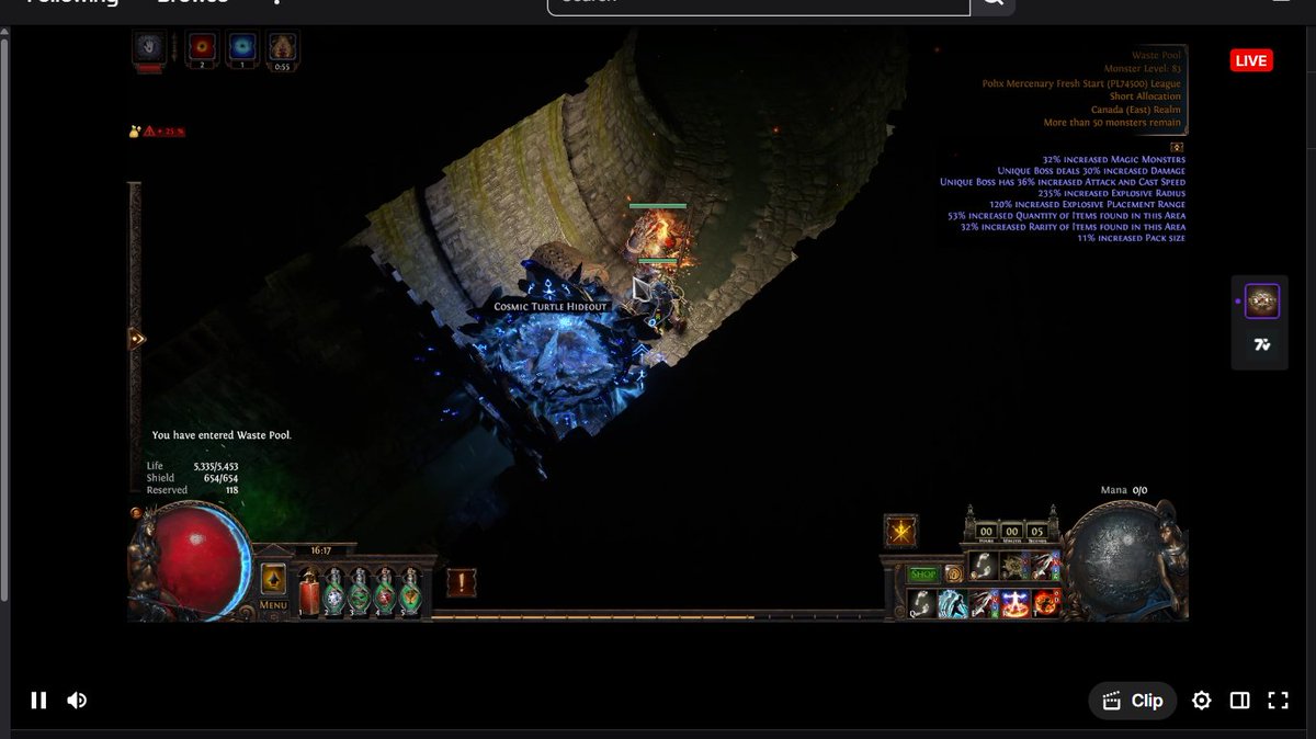 This happen to anyone else whilst watching Twitch streams? After an ad plays the stream zooms out like this and I have to either wait for it to eventually go back or refresh. It's been happening for months now.

Audio quality also noticeable degrades after an ad sometimes too.