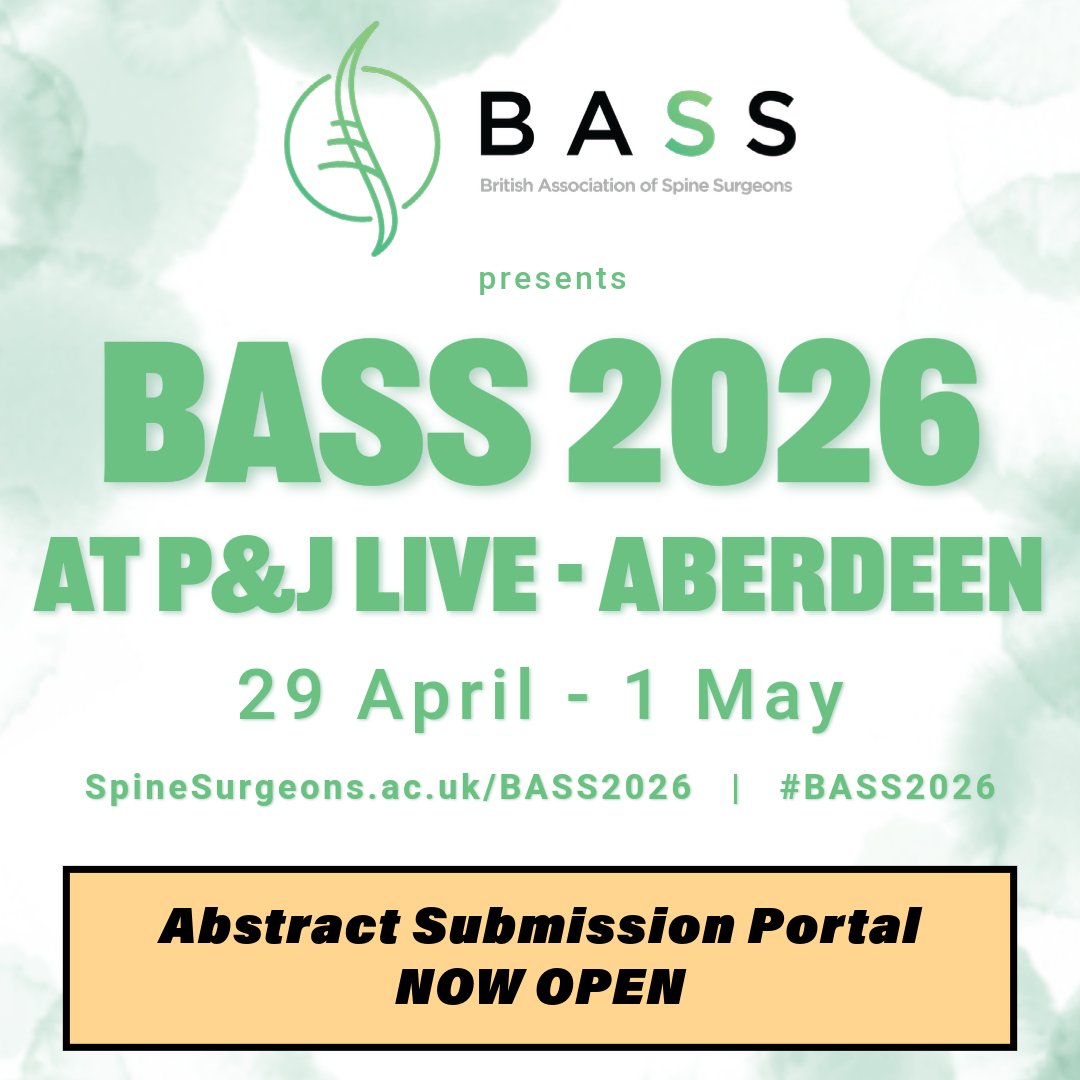 British Association of Spine Surgeons tweet media