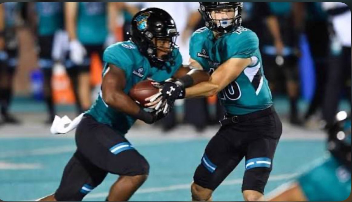 After a great conversation with <a href="/CoachCrenshaw/">Andre Crenshaw</a> I am Blessed to Receive an offer from Coastal Carolina University #AGTG <a href="/CoachLReady/">Coach Leland Ready</a> <a href="/GMC_Football/">GMC Football</a>