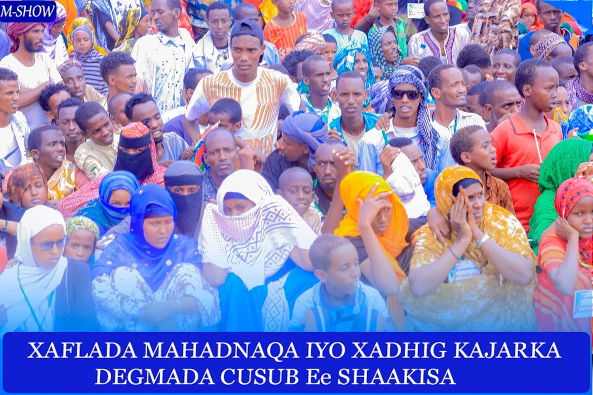 Qani56270199's tweet photo. Sawiro: Xafalada xadhig ka jarka iyo mahadcelinta deg-cusub ee Shaakisa ayaa manta ka dhacday magalada Shaakisa , 

Xafladan ayaa ahayd mid si heer- sare ah loo soo agaasimay oo cajiib ah waxana ka soo Qayb galay wasiirka cadalada Dawalada Deeganka Soomaalida Mudane. Naaji. https://t.co/t2rP7NhPbs