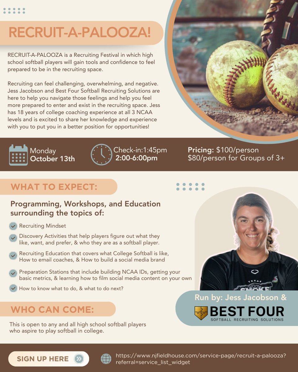 Best Four College Softball Recruiting Solutions tweet media