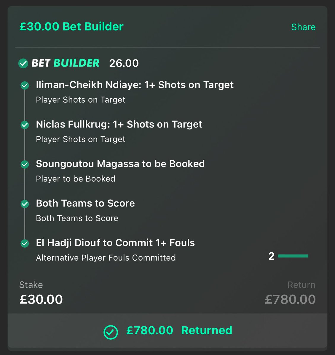 BOOOOOOOOOM!!! 25/1 BETBUILDER WINNER🔥🔥🔥🔥🔥🔥🔥🔥🔥🔥🔥🔥🔥🔥🔥🔥🔥

WHO BACKED IT WITH ME?😍😍😍