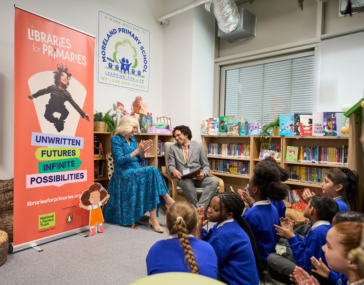 morelandprimary's tweet image. We are very proud to have been part of the @Literacy_Trust #LibrariesForPrimaries campaign. Today  @RachelReevesMP promised that every Primary School will have a library. How fantastic that our pupils have been part of making this happen. @EmilyThornberry
