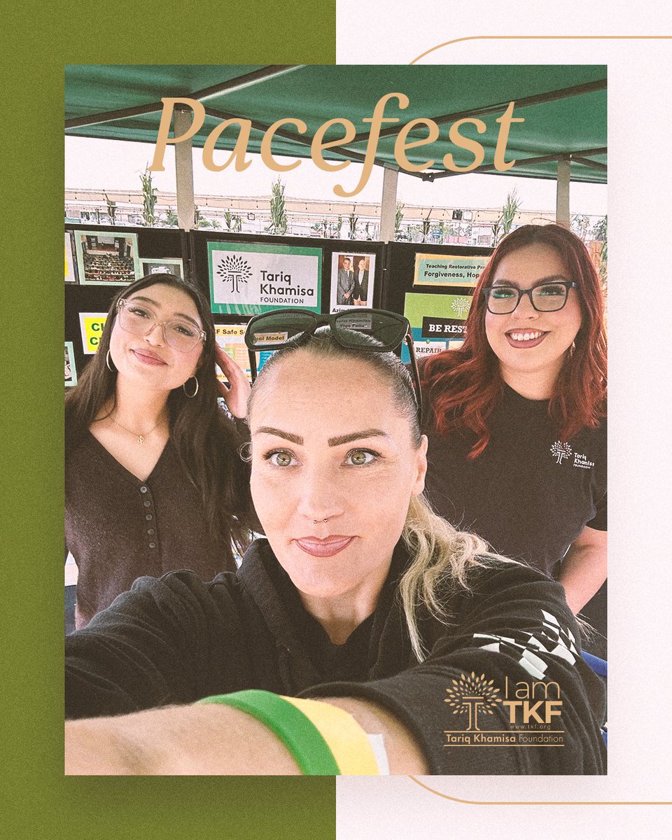 TariqKhamisaFdn's tweet image. 🎉 Honored to be part of PEACEFEST, a day of music, art &amp;amp; service bringing joy and unity to our community. 💙 Grateful to join so many inspiring orgs &amp;amp; individuals creating lasting impact. ✨

#PEACEFEST #CommunityUnity #PeaceInAction #TKF30
