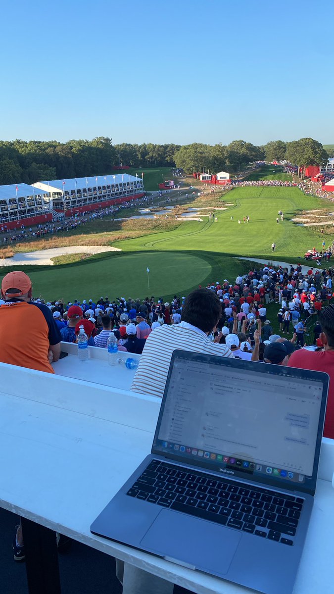 Leaving NYC but before I go: the very week I was diagnosed with cancer in May I texted colleagues to say that come hell, high water and Stage 2, 3 or 4 I’d be back for the Ryder Cup. What a fucking privilege to be healthy and to cover what Lowry, McIlroy and Europe did out there.